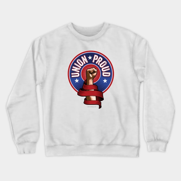 Union Proud Crewneck Sweatshirt by eBrushDesign